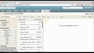 Zimbra Email Search
