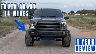 Things to CONSIDER BEFORE Buying Wide Wheels | One year on 24x14s