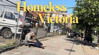 Homelessness in Victoria BC, Canada - June 2023 | Pandora Avenue