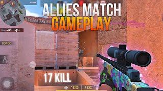 STANDOFF 2 | Allies Match Gameplay! - (17 Kill New Sandstone Frosty Choas) 