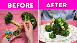Broccoli Dog! Simple and Cute Food Art Decoration Tutorial For Kids! | A+ hacks