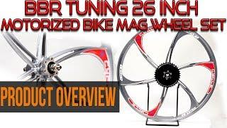 BBR Tuning 26 Inch Heavy Duty Motorized Bike Mag Wheel Set