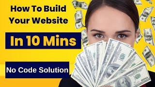 How to create a Website in 10 mins - step by step process | earn money online