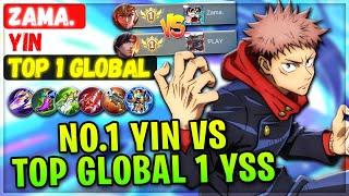 No.1 Yin VS Top Global 1 Yi Sun Shin [ Top 1 Global Yin ] Zama. - Mobile Legends Emblem And Build