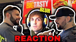 BLUR REACTION a CICCIO e JOK3R che PROVANO il BIG TASTY