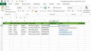 How to use Flash Fill in Excel 2013/2016