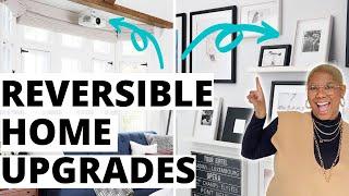 Affordable Temporary Luxury Home Decor Upgrades *Renter Friendly* -You Haven't Heard These Before