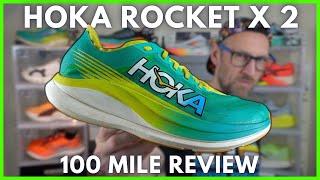 HOKA ROCKET X 2 - CARBON PLATED PROPULSIVE GREATNESS - 100 MILE REVIEW - EDDBUD