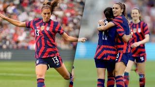 Alex Morgan Amazing Comeback With The USWNT vs Colombia HD 2022