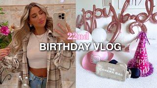 22ND BIRTHDAY VLOG!! *celebrating w/ family & gifts* | Samantha Nicole