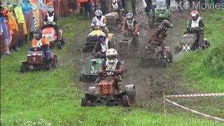 Awesome Lawn Mower race in off road when it rains