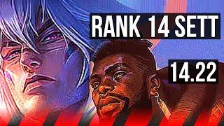 SETT vs K'SANTE (TOP) | 1900+ games, Rank 14 Sett | BR Grandmaster | 14.22