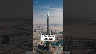 Top 10 Tallest Buildings In the World  #top10 #top10ner #burjkhalifa #shorts