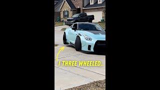 Pulling Out Of My Driveway In a GTR R35!!!