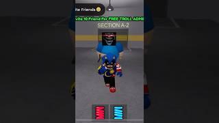 Sonic.exe escape troll face prison obby #roblox #shorts