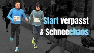 Chaoslauf bei Schnee 🫣️ Lauftraining nach Zonen | winter running vlog