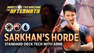 Sarkhan's Horde - Classic Dragon Beatdown | Deck Tech with Arne | Standard | #mtgaftermath