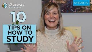 10 Tips on How to Study | The Homework Help Show EP 70