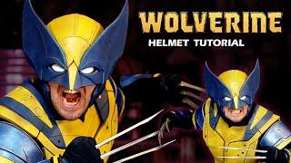 How to Make Wolverine's Helmet - Free Templates - Wolverine Cosplay Cowl Foam Mask DIY