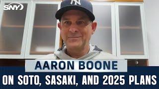 Aaron Boone will accompany Yankees contingent to meet with Juan Soto | SNY