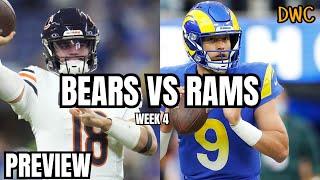 BEARS VS RAMS WEEK 4 PREVIEW || Pressure is On...