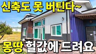 2021년식 신축 전원주택도 결국 폭락이다~ 땅 4,000만원+전원주택은 몽땅~0천만원! 이건 정말 횡재나 다름없어요 몽땅 헐값에 가져가세요