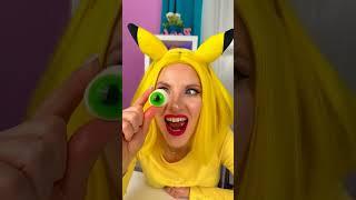 eating jelly eyes#shorts #mukbang#funny #tabijosfunny