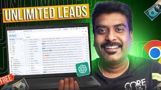 AI + FREE Chrome EXTENSIONS= How to Generate Unlimited FREE Leads (In Just 6 Mins | @AlokBadatia