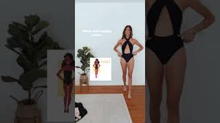 Swimsuit try on haul 2022 | Dressing for pear shape body type #shorts #tiktok #swimsuit #amazon