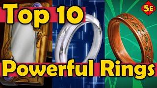 Top 10 Most Powerful Magic Rings in 5e