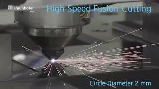 Fraunhofer IWS: Systems development for high dynamic laser fusion cutting