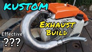 Kustom Stihl 031 Chainsaw Exhaust/Expansion chamber trial and error How to....