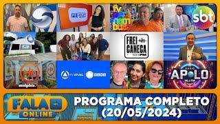 Assista o 'Fala Mais Online' desta segunda-feira (20/05/2024)