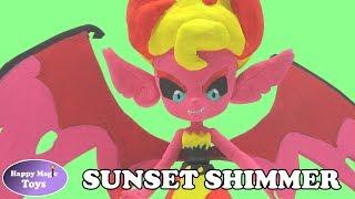 CUSTOM Evil Sunset Shimmer Devil Form Equestria Girls Doll My Little Pony MLP MLPEG Custom Doll