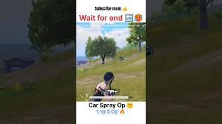 Wait for end  Car Spray Op  1 vs 3 Op  #shortvideo#bgmi#pubg#gaming#shorts#short#shots#pubg