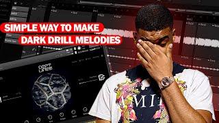 SIMPLE WAY TO MAKE DARK DRILL MELODIES!? ( FL STUDIO UK DRILL TUTORIAL )