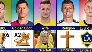 Comparison: Marco Reus vs Lewandowski vs Toni Kroos | Bundesliga Stars Reunion!