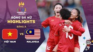 Highlights Việt Nam - Malaysia | Huỳnh Như đem đẳng cấp châu Âu về đá SEA Games