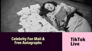 How to: Celebrity Fan Mail / TTM Autograph Collecting [TikTok Live Stream]