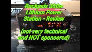 Rockpals 300w Lithium Battery Power Pack Review