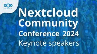 Keynote Speakers Announced! | Nextcloud Community Conference 2024