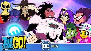  ¡LA NOCHE COMIENZA A BRILLAR!  Mejores momentos | Teen Titans Go! en Latino  | DC Kids