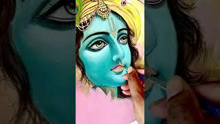 Stunning Shree Krishna drawing #krishnaart #krishnapainting