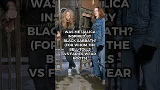 WAS METALLICA INSPIRED BY BLACK SABBATH? (FOR WHOM THE BELL TOLLS VS FARIES WEAR BOOTS) #metal