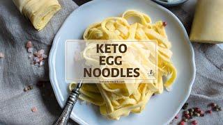 Keto Egg Noodles with Almond Flour Recipe