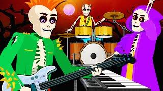 Skeletons Rock Show | Kids Halloween | Tum Tum Kids TV