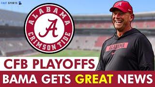 Alabama Football Gets GREAT News | 2024 College Football Playoffs | Week 11 AP Poll