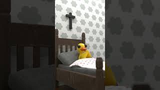 When I'm Home Alone and Hear a Strange Noise  #humor #ducky #shorts