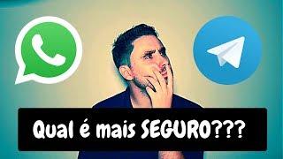 WhatsApp ou Telegram - QUAL É MAIS SEGURO?