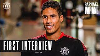 "I'll do everything possible to win trophies" | Raphael Varane's first Manchester United Interview